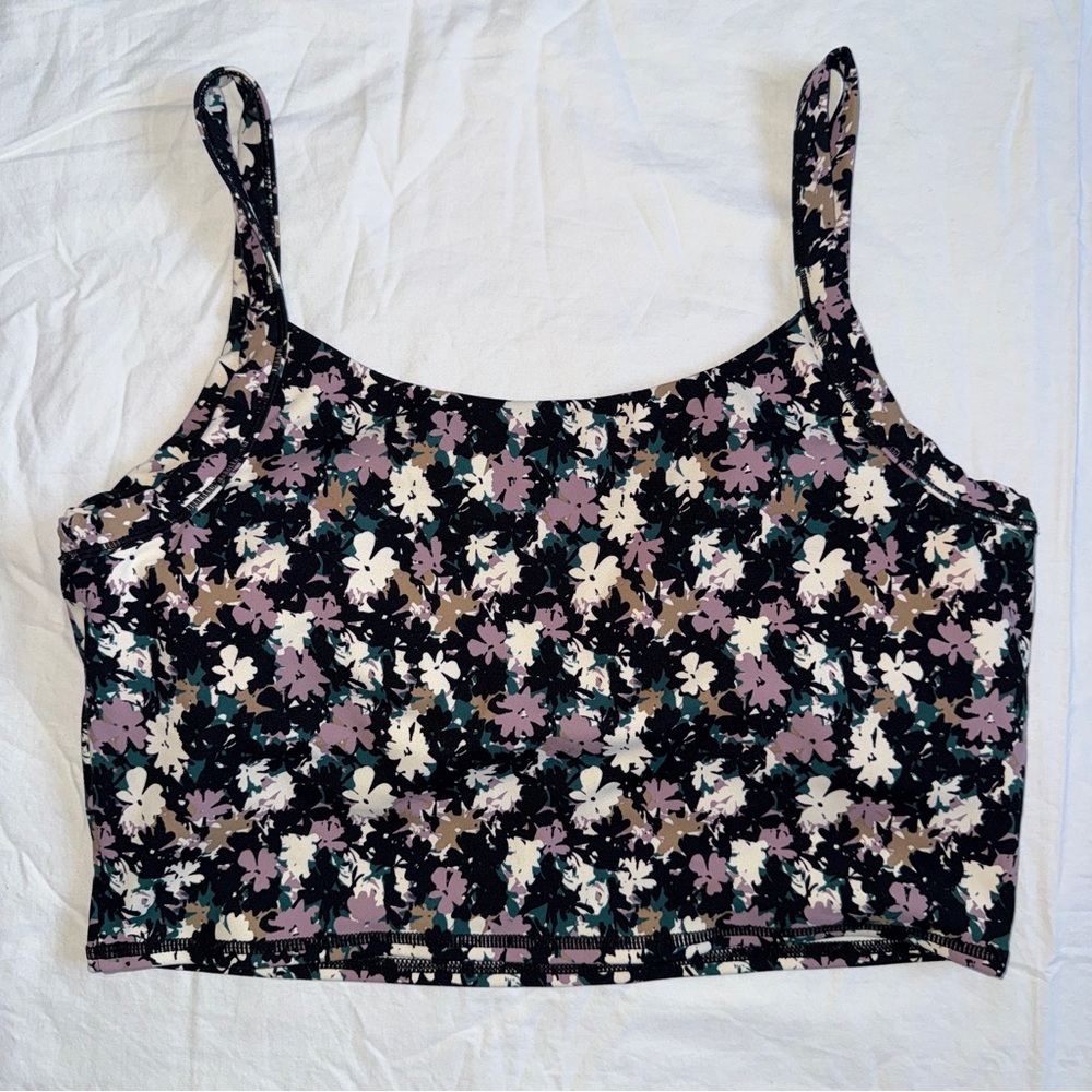 NWOT Zsupply Floral sports bra Top